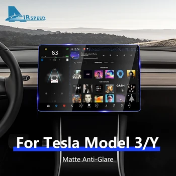 Центральное управление автомобиля, Навигация, Сенсорный экран для Tesla Model 3 Y, Аксессуары, протектор из закаленного стекла, сенсорный экран из закаленной пленки