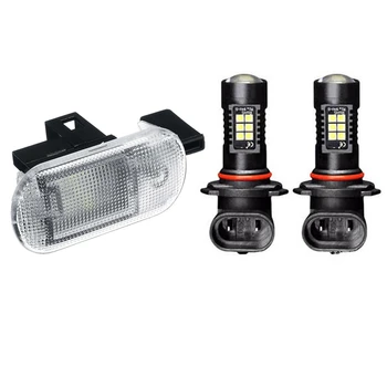 2X Canbus H8 3030 21Smd LED Drl противотуманные фары для Skoda Superb и 1X Подсветка бардачка для автомобиля, подсветка отделения для хранения