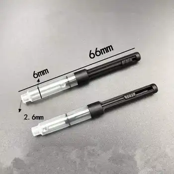5шт 2,6 мм перьевая ручка с преобразователем чернил для перьевой ручки нажимного типа Бизнес-стационарные школьные принадлежности для письма